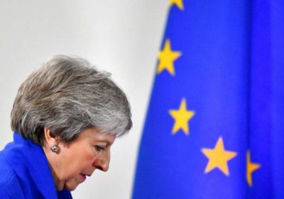 " ماي " تسقط بسبب العلاقات مع الاتحاد الأوربي 