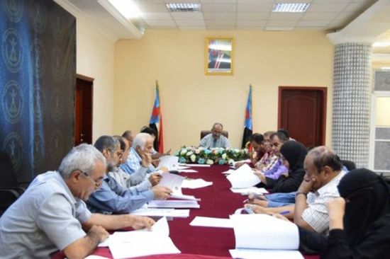 الأمانة العامة للانتقالي الجنوبي  تناقش تقارير الانجاز لدوائرها