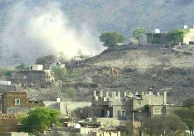 ارتفاع ضحايا القصف الحوثي على قعطبة إلى 4 سيدات و3 جرحى