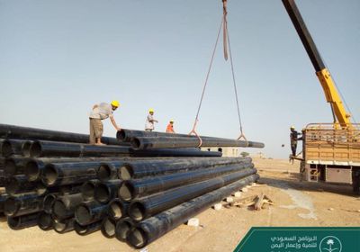 وصول الدفعة الثانية من تجهيزات مشروع الخط الناقل للمياه في المهرة