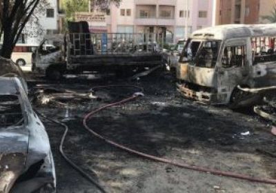 رجال المطافئ ينجحون في إخماد حريقا التهم 9 مركبات بالكويت