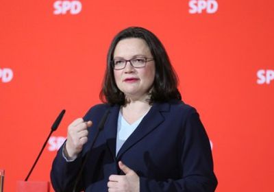  زعيمة الحزب الاشتراكي الألماني تقدم استقالتها