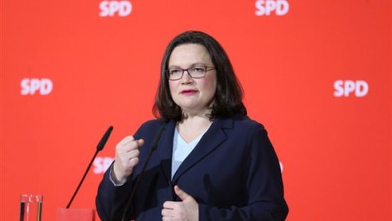  زعيمة الحزب الاشتراكي الألماني تقدم استقالتها