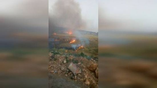 اندلاع حريق بمحاذاة الشريط الحدودي الجنوبي بلبنان