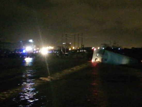 انقلاب قاطرة غاز في وادي سيناء بحضرموت