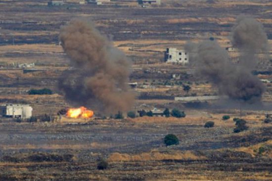 اسرائيل تضرم النيران بأراضي زراعية في هضبة الجولان السورية