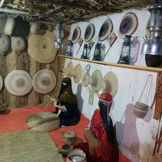 استكمال التجهيزات الفنية لموقع القرية التراثية بمدينة ساه في حضرموت