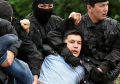 اعتقال 100 شخص خلال مظاهرات غير مصرح بها في كازاخستان