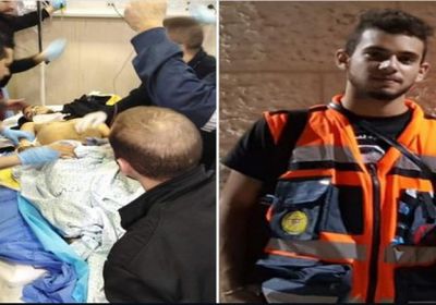 استشهاد ضابط إسعاف فلسطيني متأثرًا بإصابته بمسيرات العودة