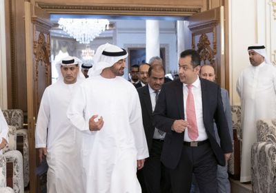 رئيس الوزراء اليمني يلتقي ولي عهد أبوظبي لبحث آخر المستجدات