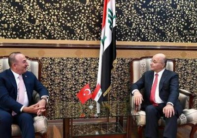 الرئيس العراقي لـ"أغلو": لابد من الابتعاد عن لغة التهديد في المنطقة