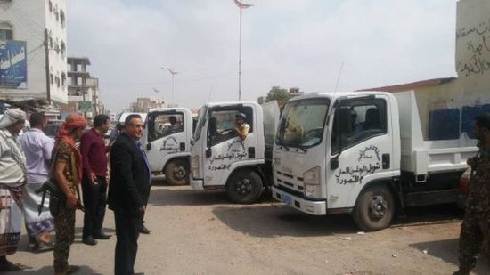 تدشين العمل بآليات النظافة الجديدة في المنصورة 