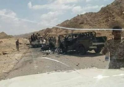 استشهاد جنديين من الحزام الأمني وإصابة 4 في انفجار عبوة ناسفة بأبين 