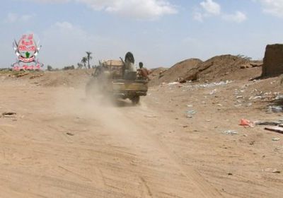 قصف حوثي مكثف على مواقع العمالقة في التحيتا والجبلية