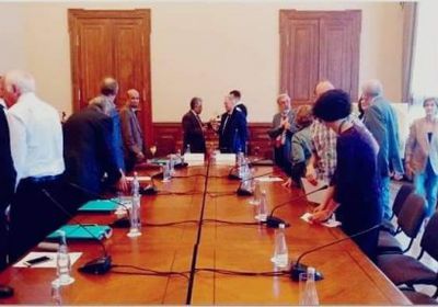 المجلس الانتقالي يُكرم خبراء روس عملوا في الجنوب (صور)