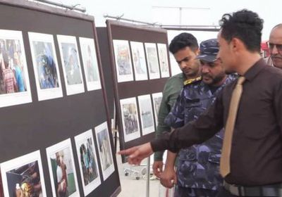 بمشاركة قيادة الانتقالي.. افتتاح معرض "جرائمهم في صور" بالمكلا (صور)