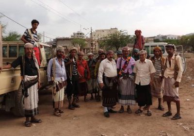 أبناء أبين يجددون دعمهم لمقاتلي الضالع بالمال والرجال