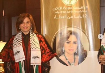 إلهام شاهين توجه رسالة لفلسطين بعد منحها لقب " سفيرة سيدة الأرض "