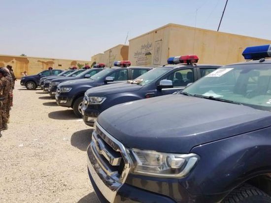التحالف العربي يقدم 10 مركبات للأجهزة الأمنية بوادي حضرموت (صور)