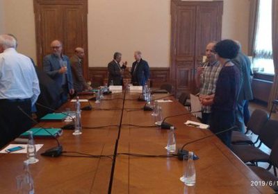 وفد من الانتقالي يلتقي أعضاء البعثة الروسية بالجنوب قبل الوحدة (صور)