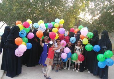 3124 طفل مستفيد من مشروع المساحات الصديقة بوادي وصحراء حضرموت