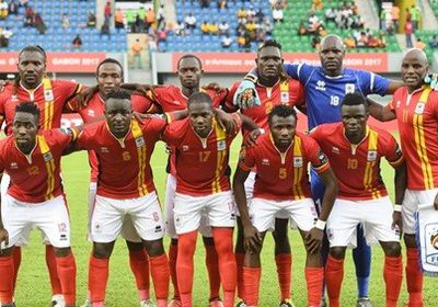منتخب أوغندا يؤدي المران الأول على استاد المقاولون