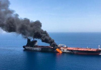 الجيش الأمريكي يتهم إيران بالهجوم على ناقلة النفط اليابانية