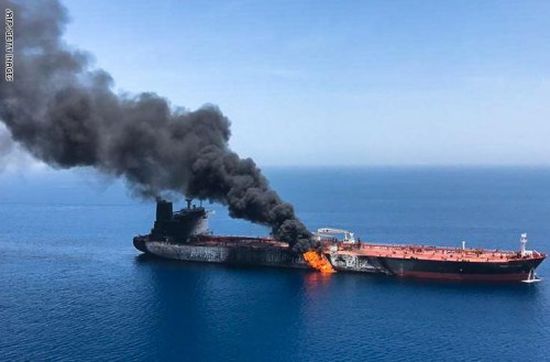 الجيش الأمريكي يتهم إيران بالهجوم على ناقلة النفط اليابانية