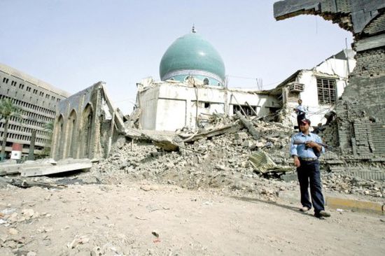 وقوع 7 قتلى في تفجير انتحاري استهدف مسجدا شرقي بغداد