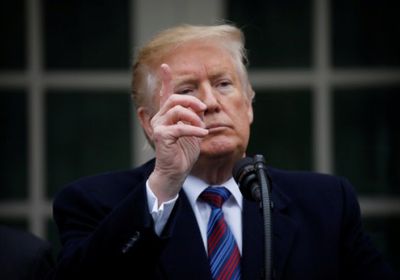 الرئيس الأمريكي: إيران الان أضعف من أي وقت مضى