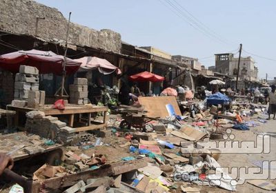 حملة على البسطات والمحلات التجارية في الحوطة بلحج (صور)