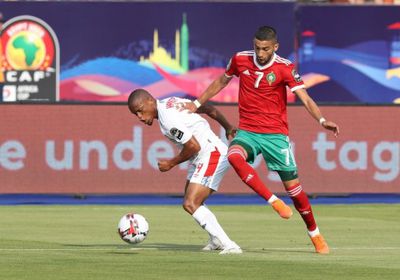 مصريون يدعمون المنتخب المغربي في مباراته أمام ناميبيا