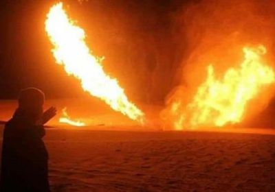 مجهولون يفجرون أنبوب نفط رئيسي في شبوة 