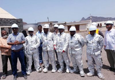 اختتام دورة الأمن والسلامة لعدد من موظفي شركة النفط فرع عدن