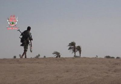 مليشيات الحوثي تقصف مواقع العمالقة في منطقة الجبلية بمختلف أنواع الأسلحة 