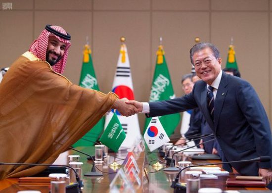 ولي عهد السعودية يعقد جلسة مشاورات مع الرئيس الكوري لبحث مستجدات الساحة الدولية