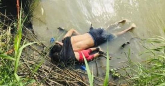 كلمات مؤثرة لترامب على صورة المهاجر السلفادوري الغريق وابنته