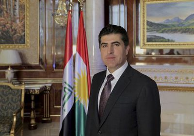 محمد بن زايد يهنئ بارزاني بانتخابه رئيسا لإقليم كردستان العراق