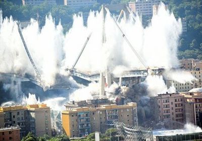 جسر جديد بإيطاليا بدلا من جسر جنوة المنهار (صور)