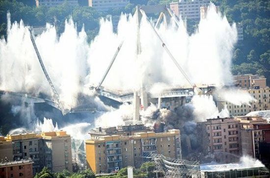 جسر جديد بإيطاليا بدلا من جسر جنوة المنهار (صور)