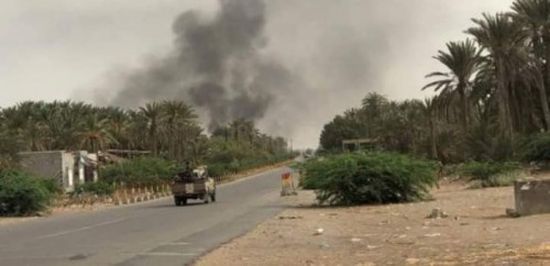 مليشيا الحوثي تجدد فصفها لمواقع القوات المشتركة في الدريهمي