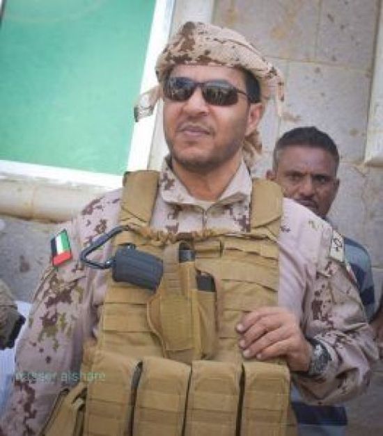 قائد التحالف العربي يطلع على سير العمليات العسكرية في الضالع