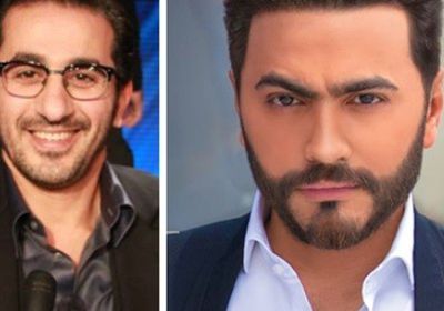 تامر حسني يستعد لتقديم أغنية فيلم " خيال مآتة " لـ أحمد حلمي