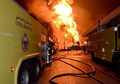 بسبب انفجار 6 عبوات.. حريق هائل في خط أنابيب بين كركوك وتركيا