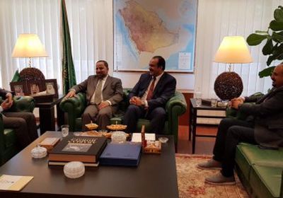 وفد مركز الملك سلمان يناقش الوضع باليمن مع مندوب السعودية بالأمم المتحدة