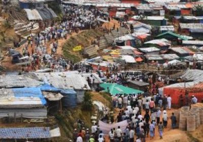 الأمطار تدمر 273 مأوى بمستوطنة يعيش بها 900 ألف لاجئ روهينجي