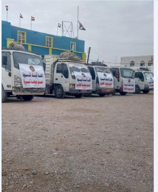 انطلاق قافلة أبناء شبوة لدعم جبهات القتال بالضالع وثرة (صور)