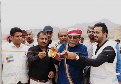 هلال الإمارات يفتتح وحدة متكاملة لضخ المياه بمديرية نصاب بشبوة (صور)