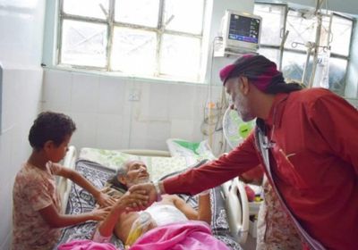 تفاصيل زيارة رئيس انتقالي شبوة لجرحى جبهات القتال بالضالع (صور)