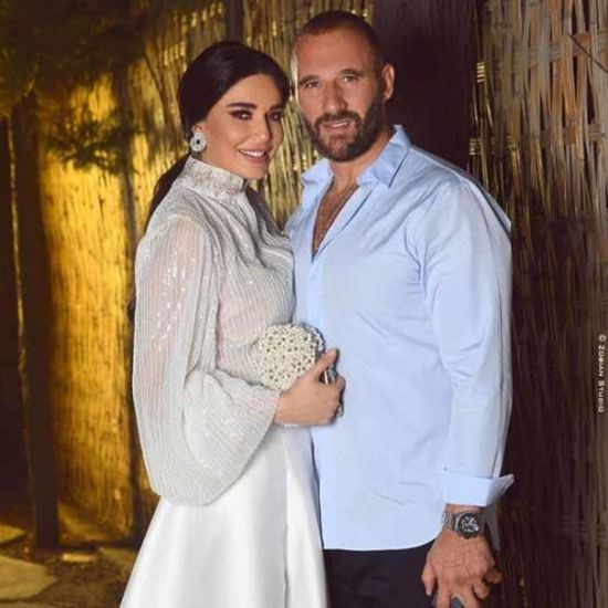 بالصور.. سيرين عبد النور تحتفل بالذكرى الـ 12 لزواجها